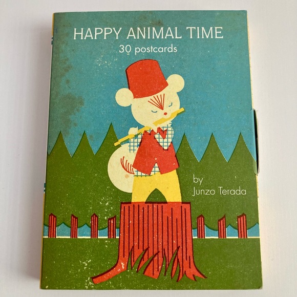 Other - Junzo Terada “Happy Animal Time” postcard book